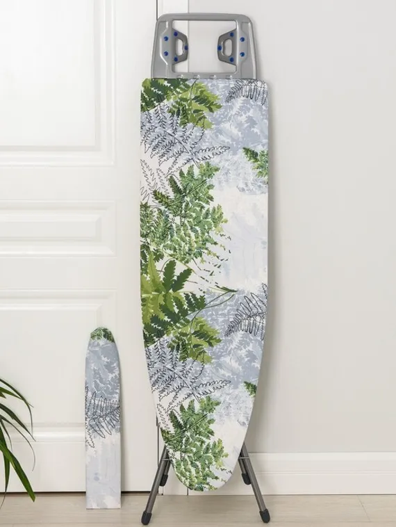 Доска гладильная Nika «Белль Классик 2», 112×34,5 см, два положения высоты 70, 80 см, европодставка, МИКС