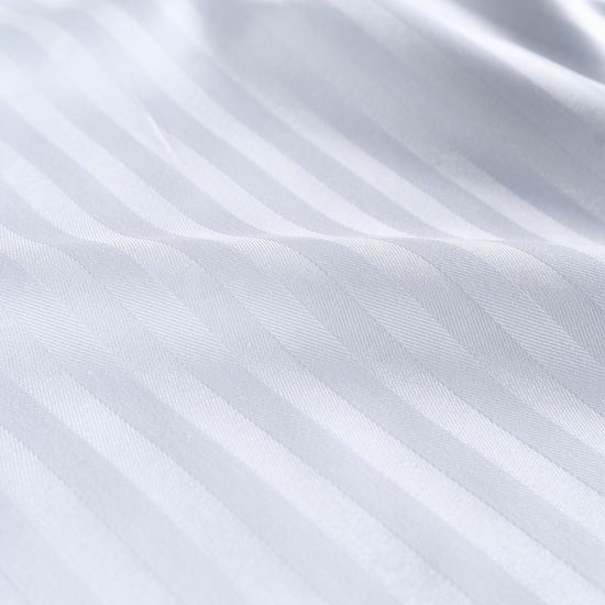 КПБ Premier страйп сатин, 1.5 спальный, 70х70, подод.150х215. простыня 120х200х30 .LINNEN