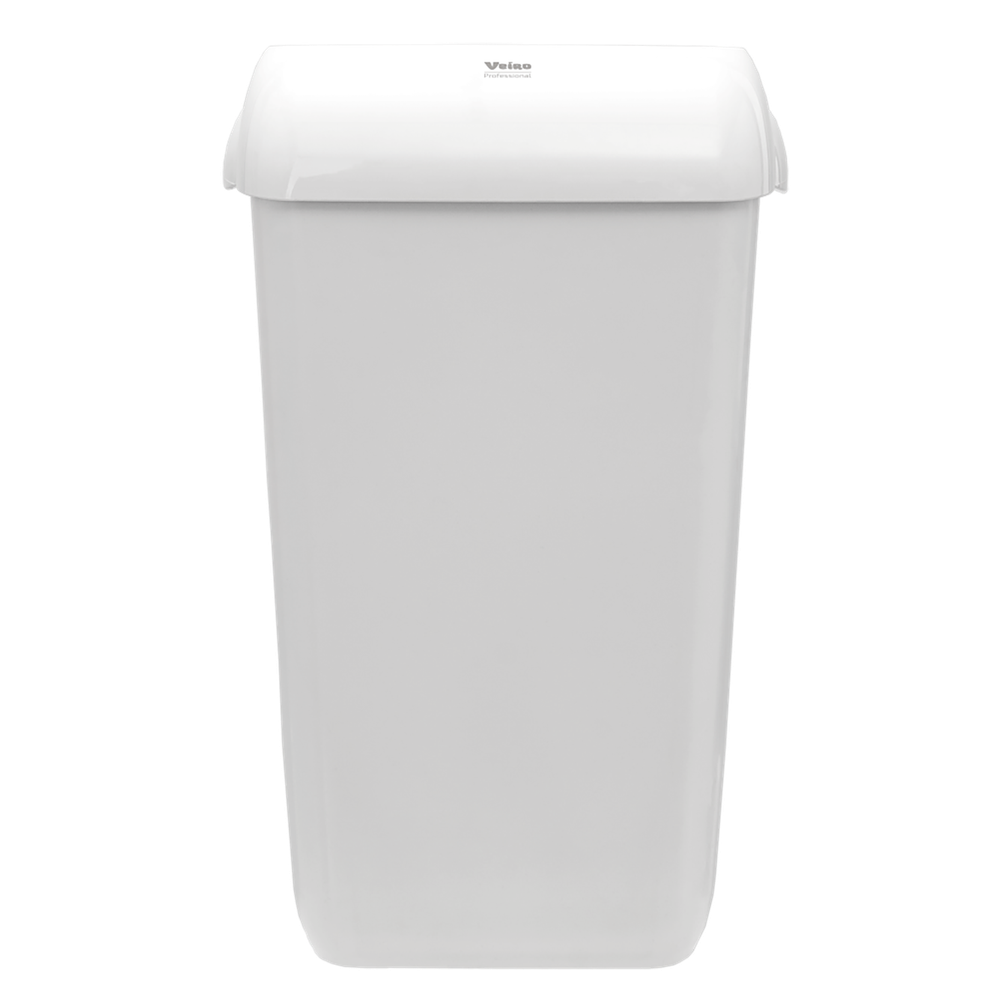 Мусорное ведро пластиковое Veiro Professional Mid Bin белое 23 литра