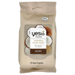Yes To, Увлажняющие салфетки для лица, для сухой кожи, кокос, 30 салфеток