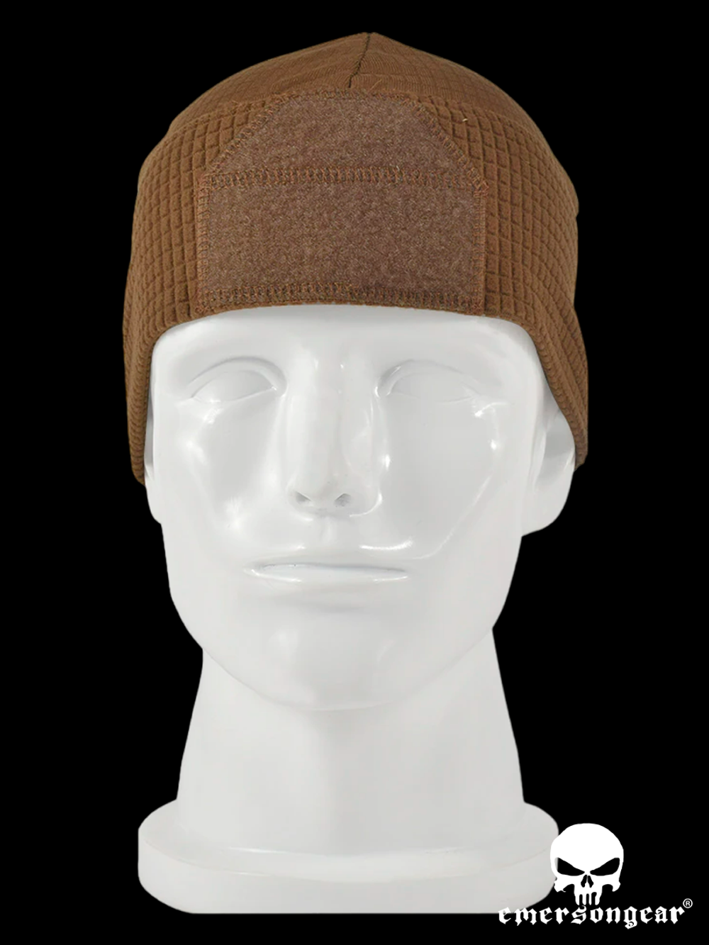 Шапка флисовая EmersonGear Fleece Velcro Watch Cap (EM8545). Койот