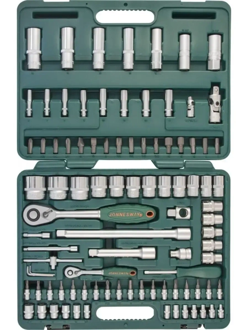 Набор инструмента универсальный 1/4", 1/2"DR, 94 предмета Jonnesway S04H52494S