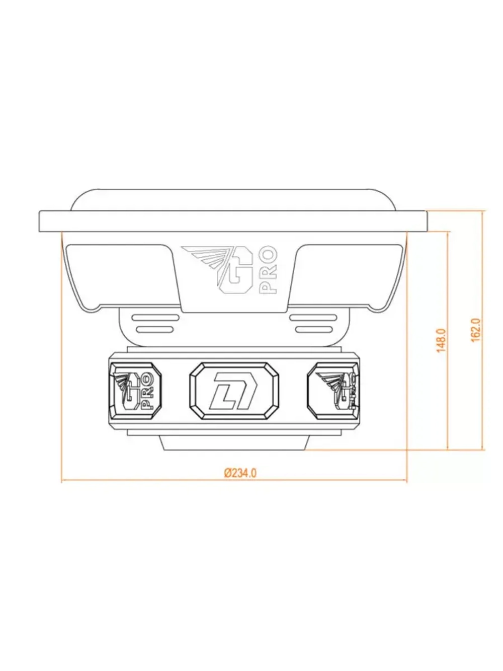 Сабфувер с подсветкой Gryphon Pro 10 v.2 SE 25 см ()