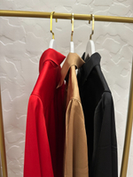 Рубашка шелк ЧЕРНЫЙ