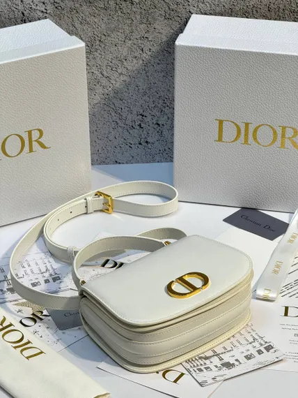 Сумка Dior 30 Montaigne Avenue Top Handle, белый
