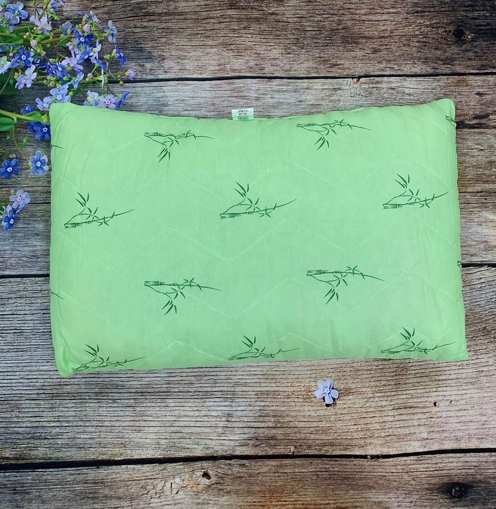 Подушка "Бамбук" полиэфирное волокно 38*58 п/э, Аделис Арт. pod00007