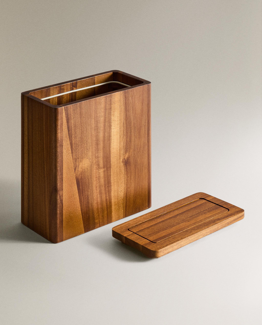 Zara Home ведро для мусора, дерево, светло-бежевый · 6537/743