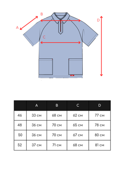 Рубашка поло медицинская мужская Смарт, скайблю