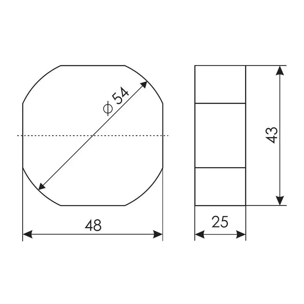 Реле импульсное BIS-408 16А 1NO IP20 100-265В AC