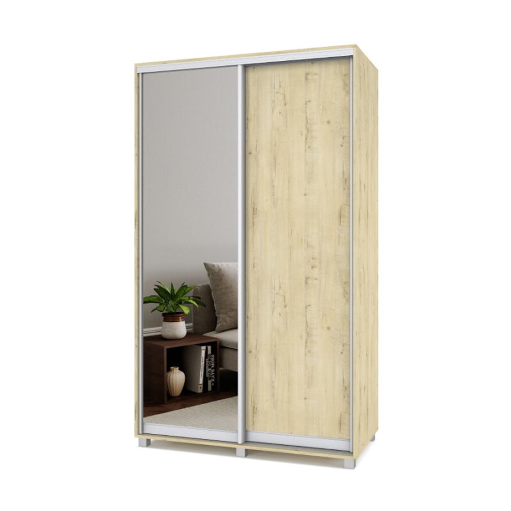 Шкаф-купе двухстворчатый "Роланд" Р422, ЛДСП, MODERN