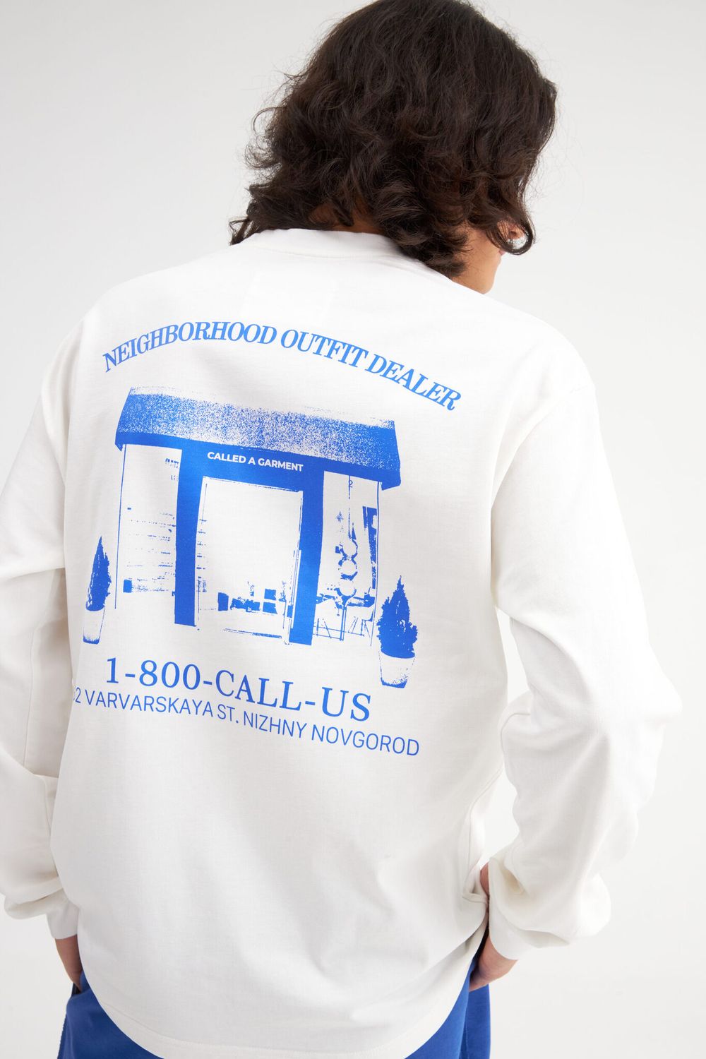 Лонгслив Called a Garment Workshop Молочный