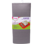 Коврик для сушки посуды 38*50см «Комфорт» серый