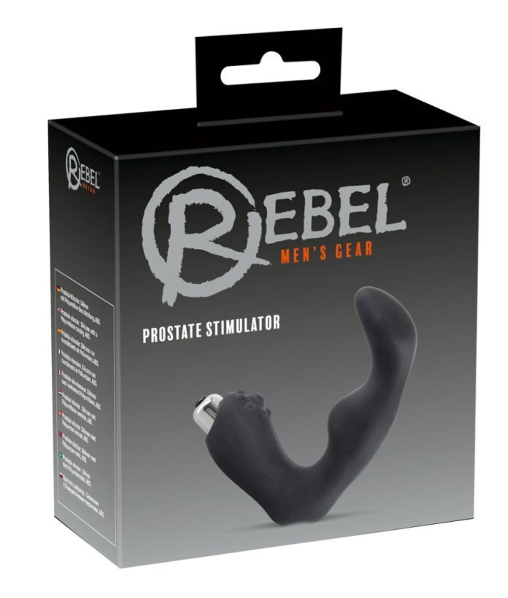 Вибромассажер простаты эргономичной L-формы Prostate Vibrator by Rebel