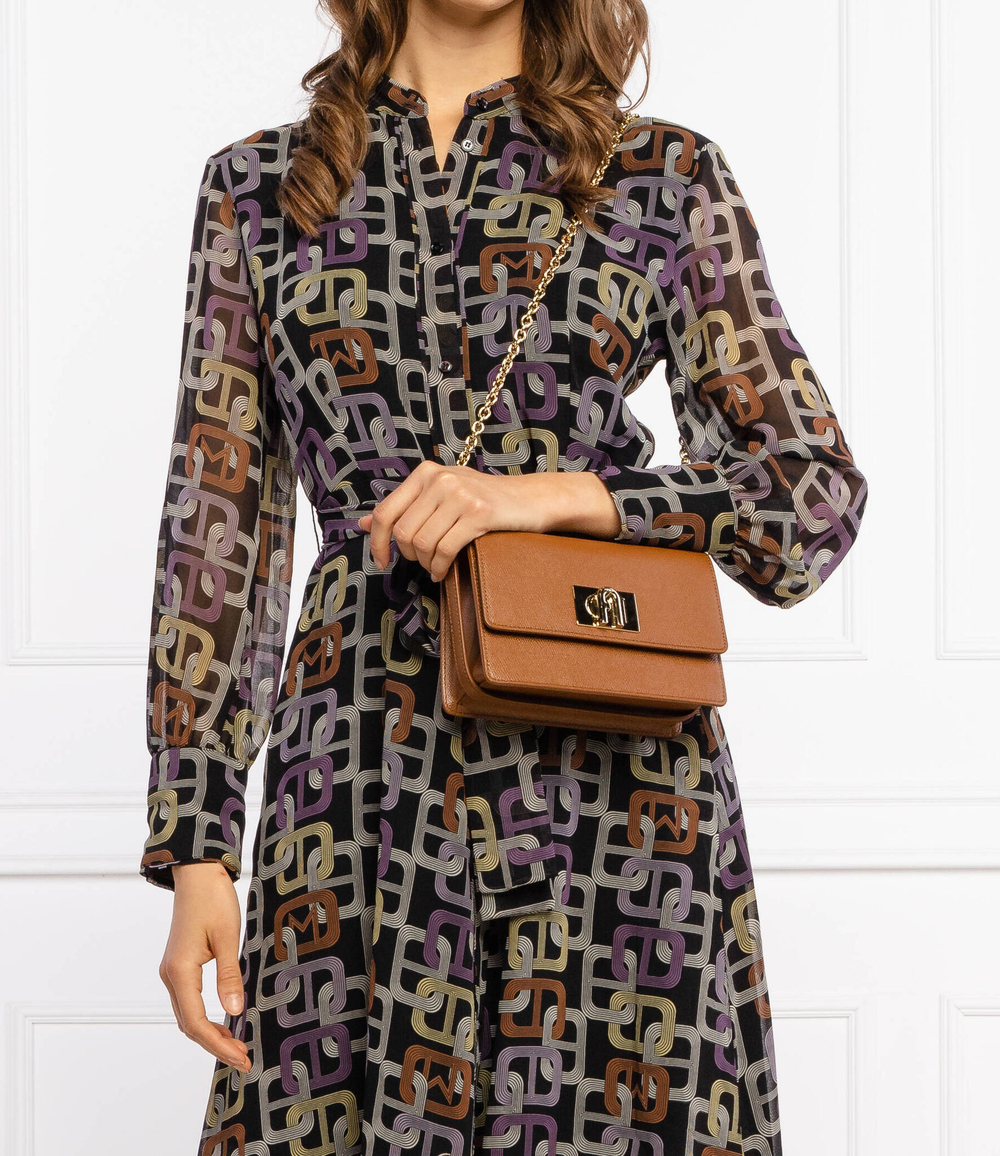 кожаная сумка через плечо 1927 mini Furla - коричневый(BAFKACO ARE000)