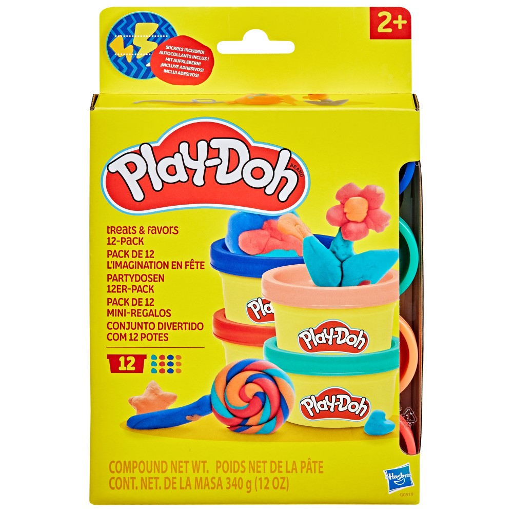 Hasbro G0519 — Набор с пластилином Play-Doh Праздничные подарки набор из 12 тюбиков G0519 — фото 2