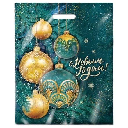 Новогодние пакеты "Сибирский декор" 38х47+6см 60мкм (50/500шт)