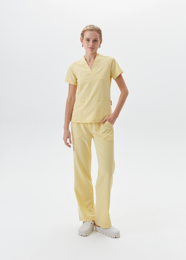 Брюки медицинские женские Лаконико, цитрин