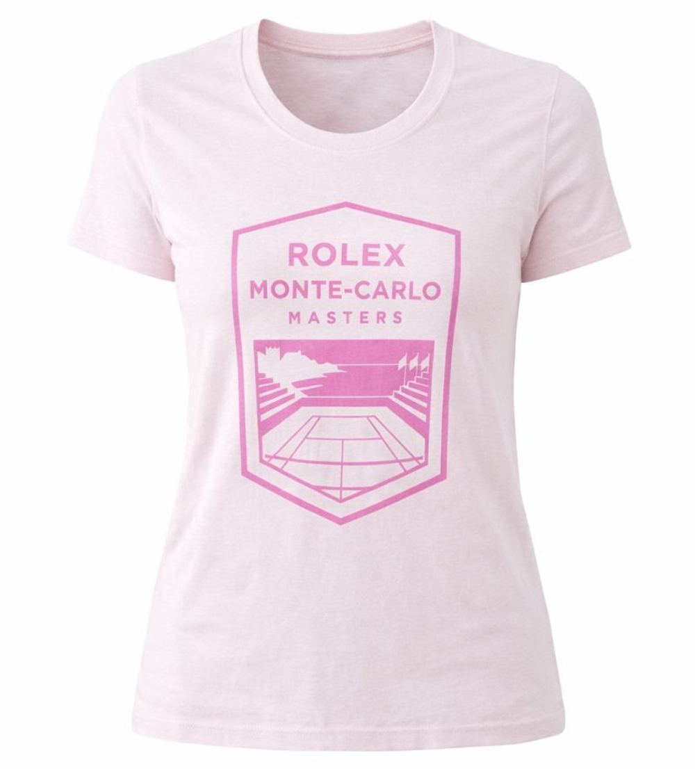 Женская теннисная футболка Monte-Carlo Rolex Masters Logo - quartz