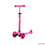 Самокат MAXISCOO Baby со светящимися колесами (розовый)
