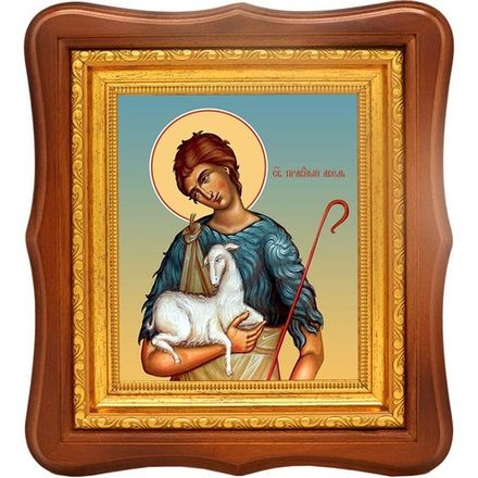 Авель праведный, сын Адама. Икона на холсте.
