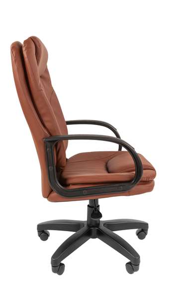 Офисное кресло Стандарт СТ-68 Россия экокожа коричн.