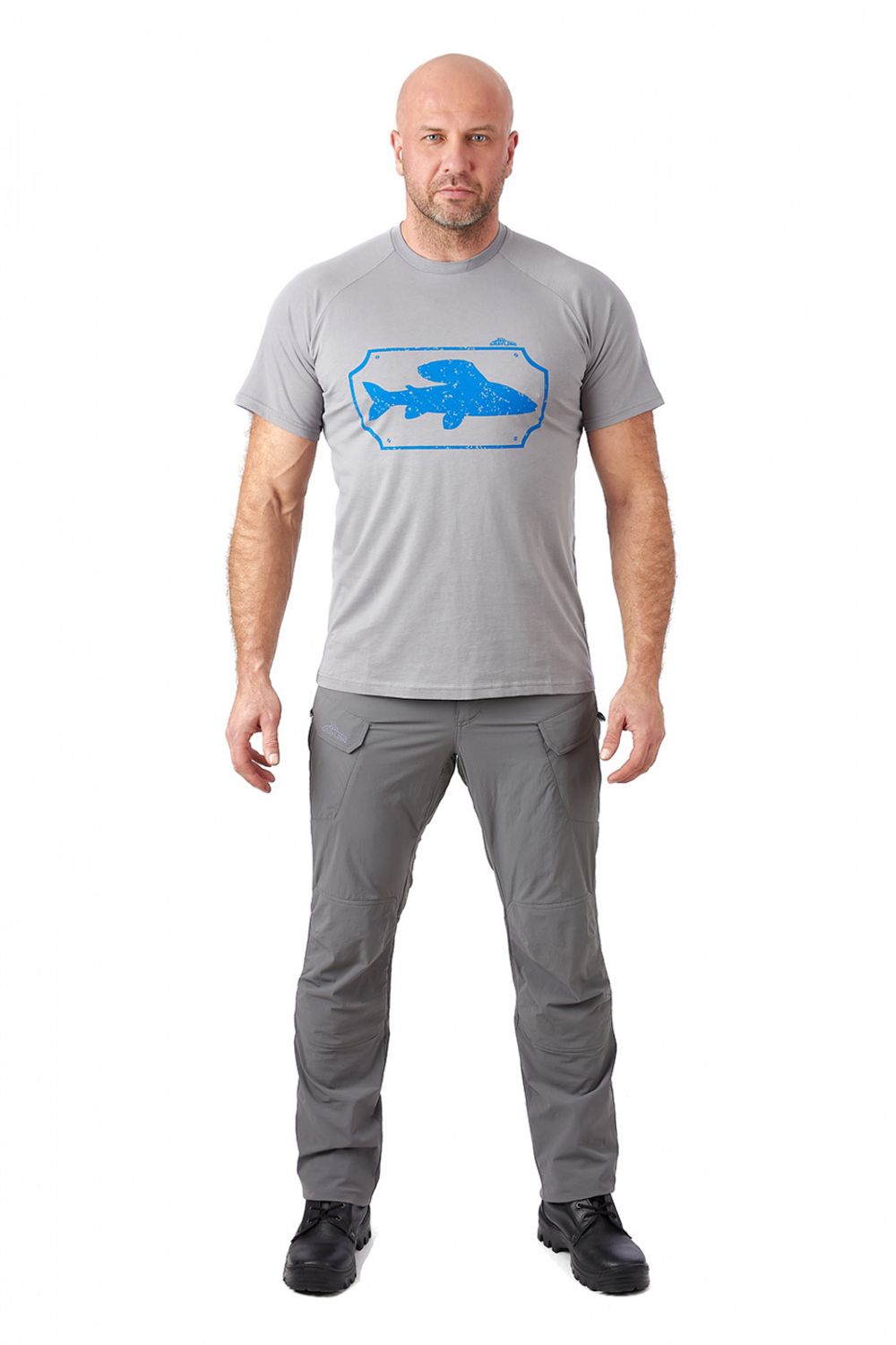 Футболка "Siberian Silver" (хлопок, серый) GRAYLING