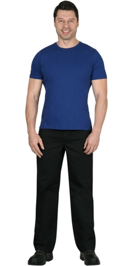 Футболка синяя плотность 160 г/кв.м., х/б-100 % Узбекистан