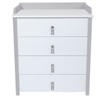 Пеленальный комод Sweet Baby Massimo Белый/Серый