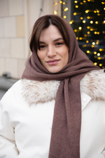 Косынка облегченная шоколад