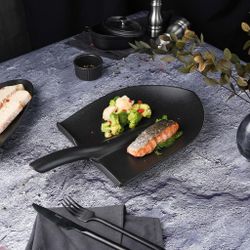 Блюдо "Лопата" 40*23*3,5 см черное Black Raw Stellar P.L. Proff Cuisine [1]