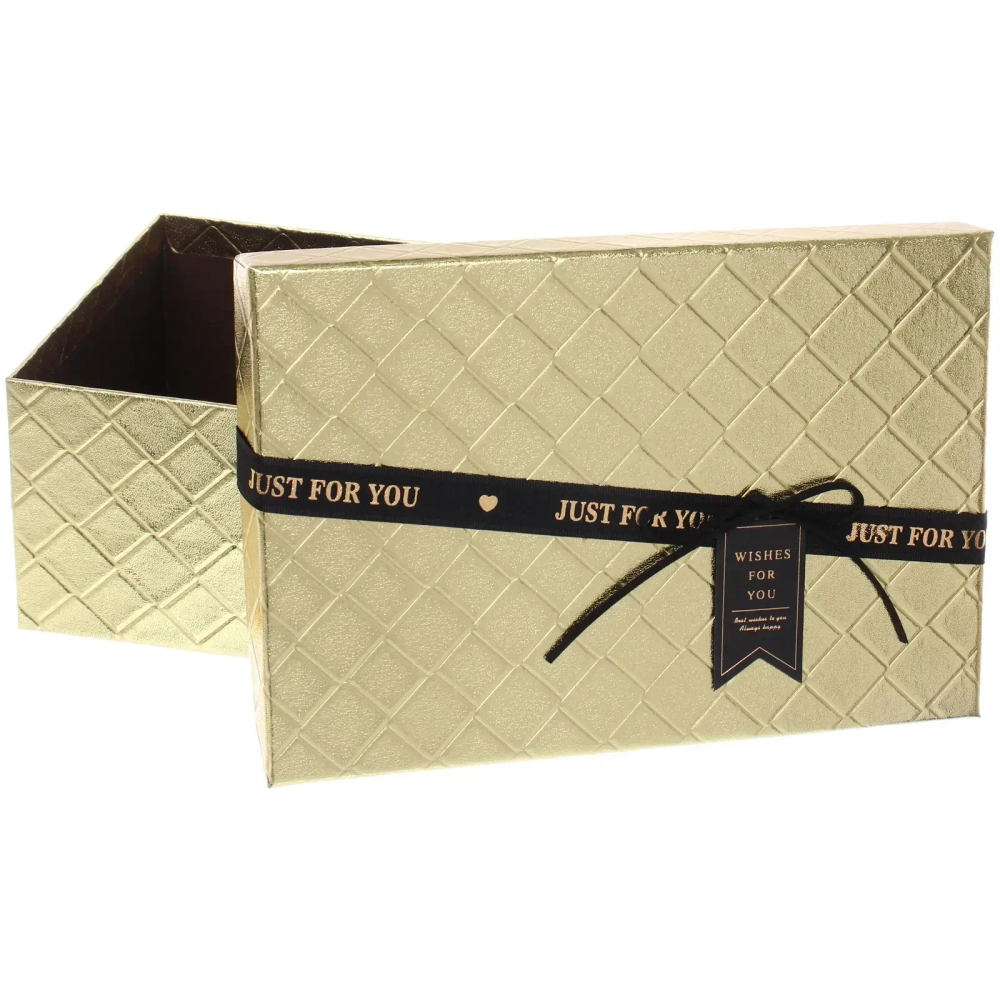 Коробка подарочная «Лучшие моменты» 23*16*9,8 см, Золото