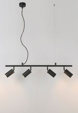 Подвесной светильник 4*GU10 RIVO SP4 L800 BL чёрный Crystal Lux