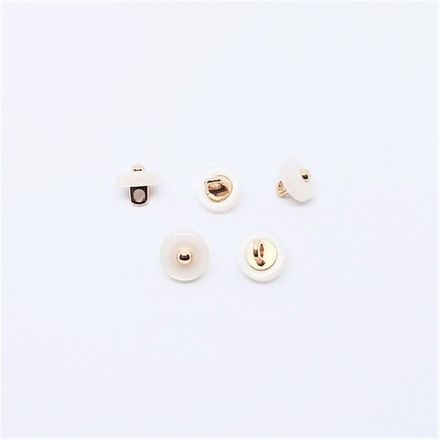 Пуговицы №586, 9мм, цв.белый (CB 0287)