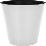 Горшок для цветов InGreen London D280мм, 10,5л c дренажной вставкой, белоснежный жасмин