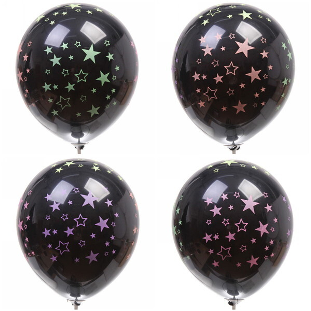 Воздушные шары 25 шт, 12»/25см «Звёздный вечер»