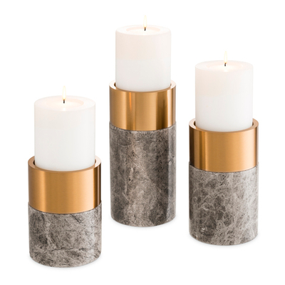 Подсвечник Candle Holder Sierra set of 3 арт.113286