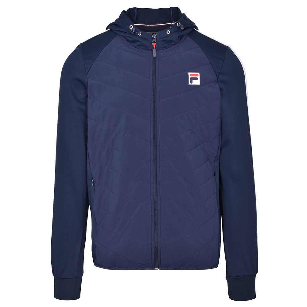 Мужская теннисная кофта Fila Coachjacket Frido M - peacoat blue