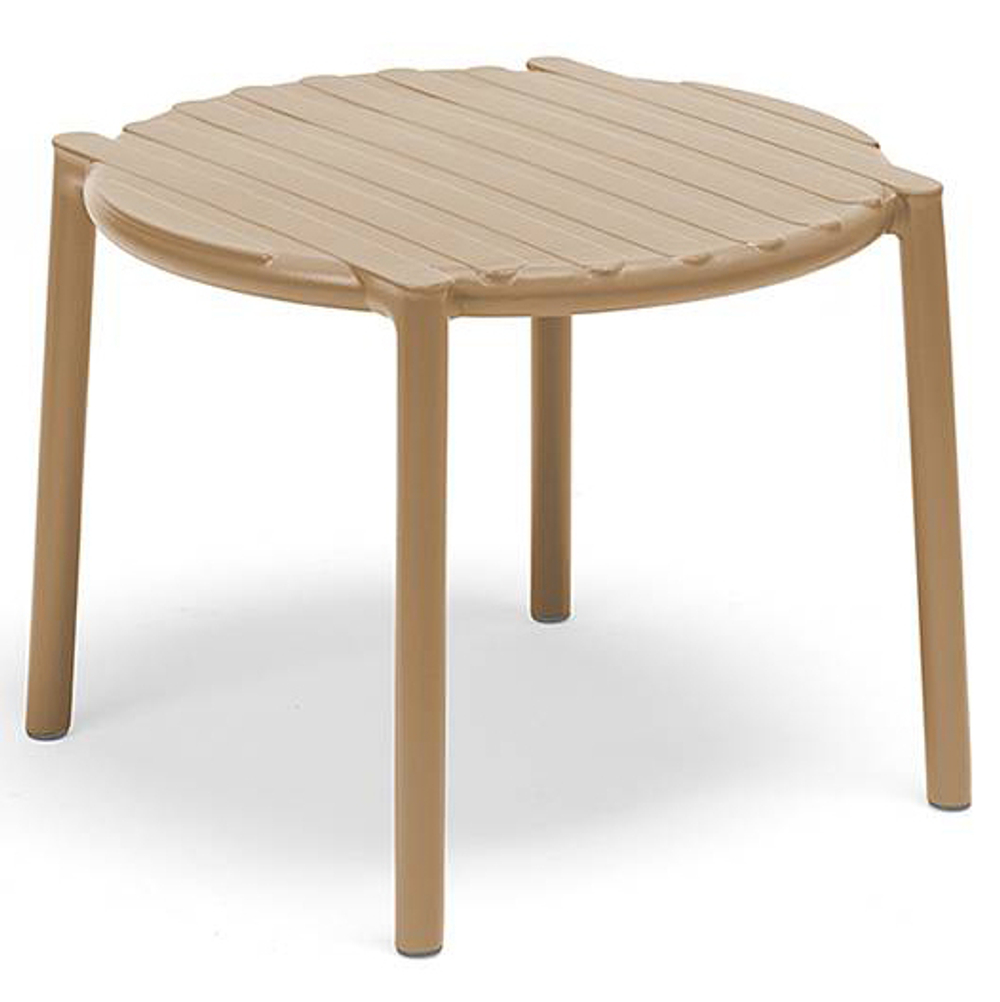 Столик пластиковый журнальный Nardi Doga, капучино