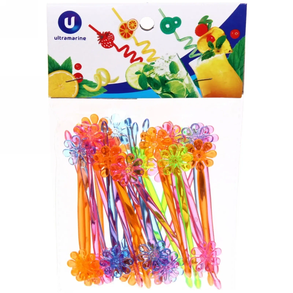 Шпажки в наборе 30шт «Цветочки» микс