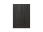 Шкаф Сириус 4 двери и 1 ящик 156х59х220 (венге)