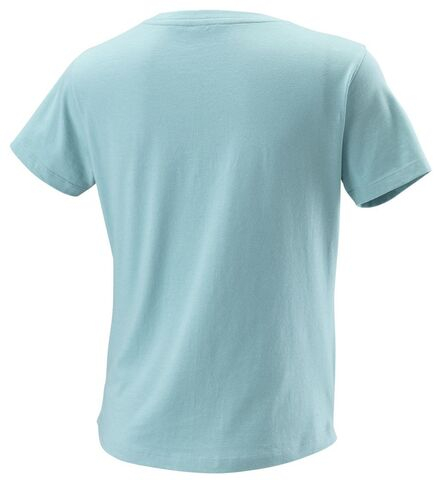 Женская теннисная футболка Wilson Script Eco Cotton Tee W - Бирюзовый