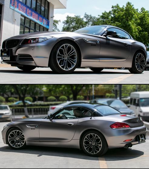 Пленка матовая серая Metal Flash Gunmetal Carbins