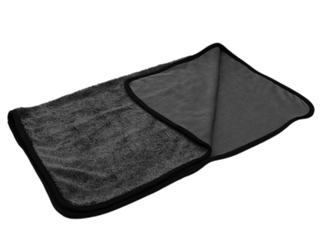 Салфетка микрофибра "NTS-MICROFIBRA-T-5090-BK (1шт) 50х90см СЕРАЯ (для воды)