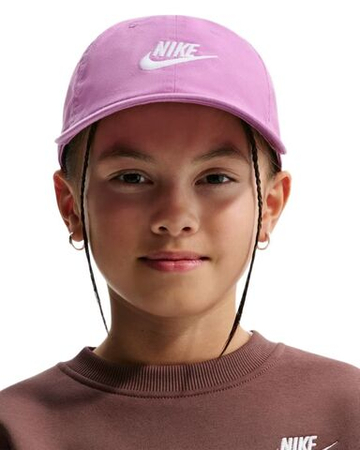 Теннисная кепка Nike Dri-Fit Club Kids' Futura Wash - light magenta/white
