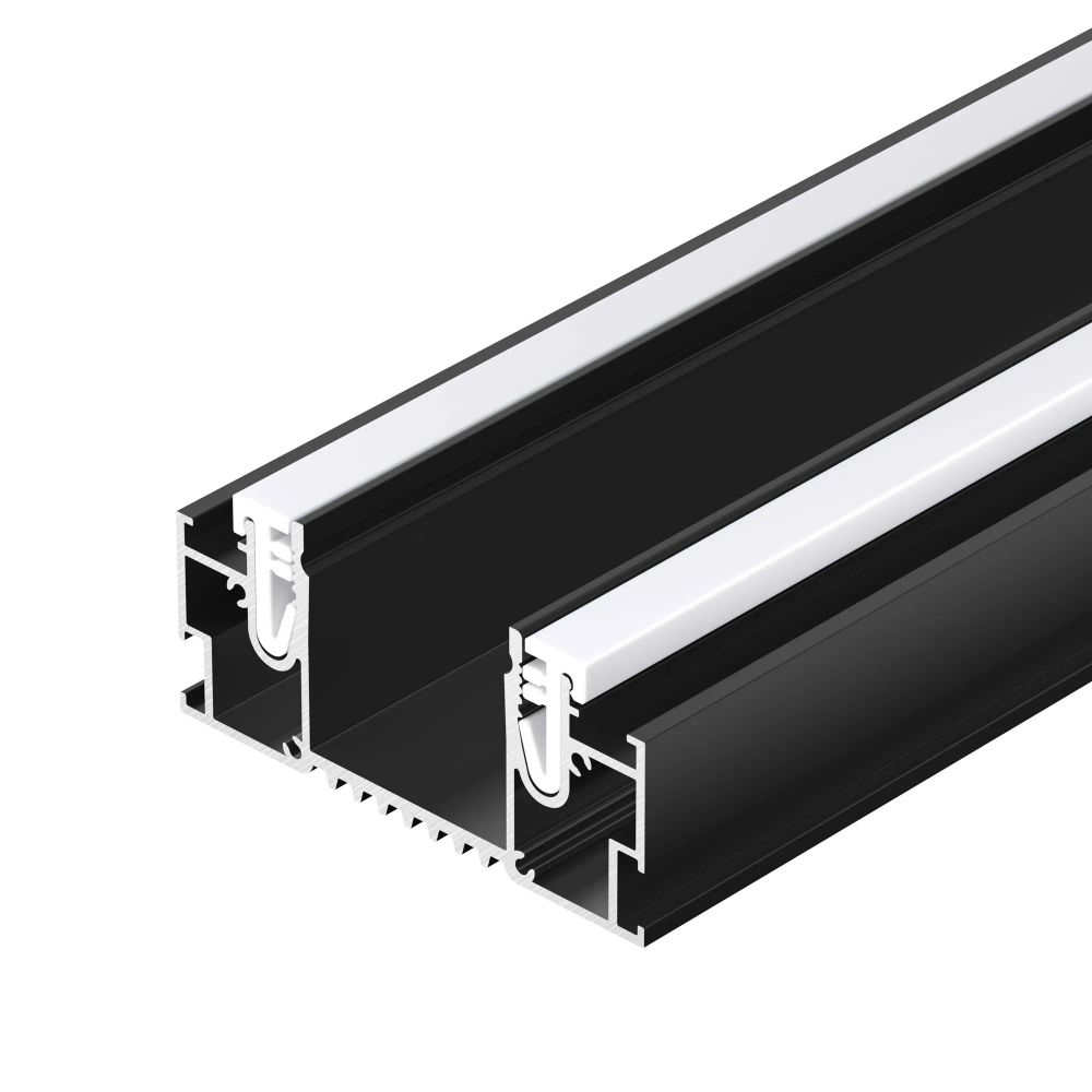 Профиль STRETCH-32-CEIL-CENTER-2000 BLACK (Arlight, Алюминий) 055208