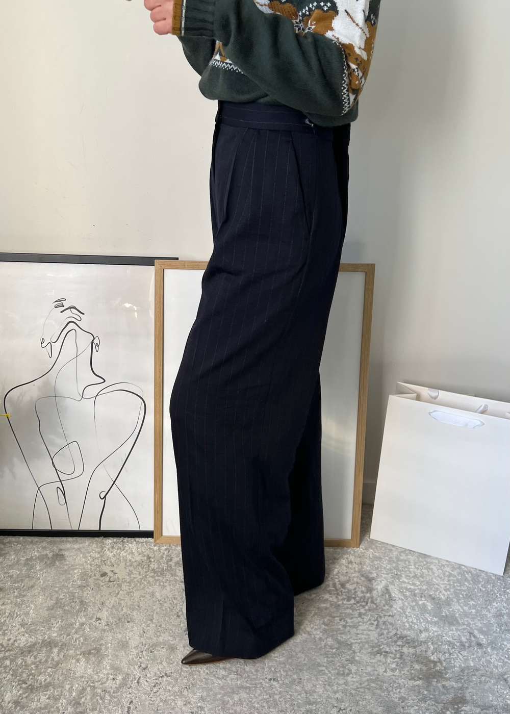 Шерстяные брюки MaxMara, M