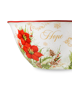 Салатник 28см Certified International Corp Красочная зима