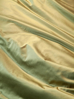 Комплект постельного белья из премиального сатина оливкового цвета из коллекции essential, 200х220 с