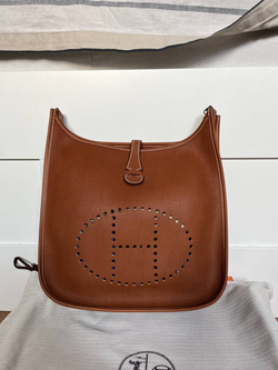 Сумка Hermes Evelyne 29 Barenia Faubourg Fauve