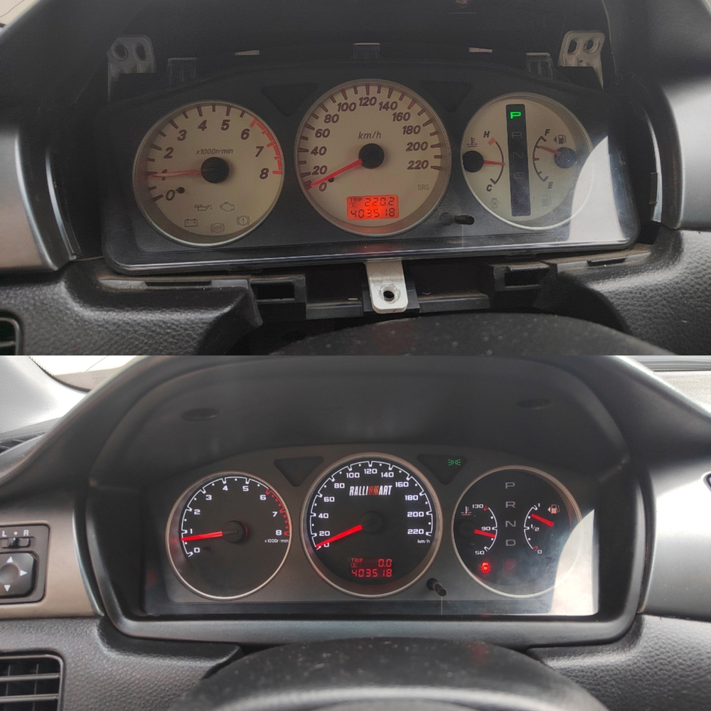 Шкала приборов Lancer 9 №7 - МКПП и АКПП